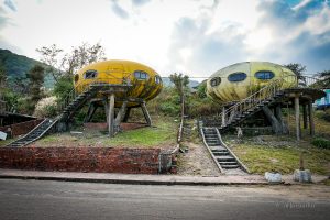 wanli ufo village in taiwan