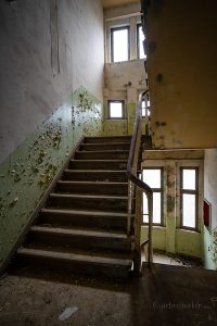 treppe verlassene heilstätte sanatorium harz