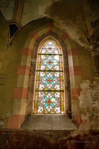 buntglasfenster verlassene molmecker kirche