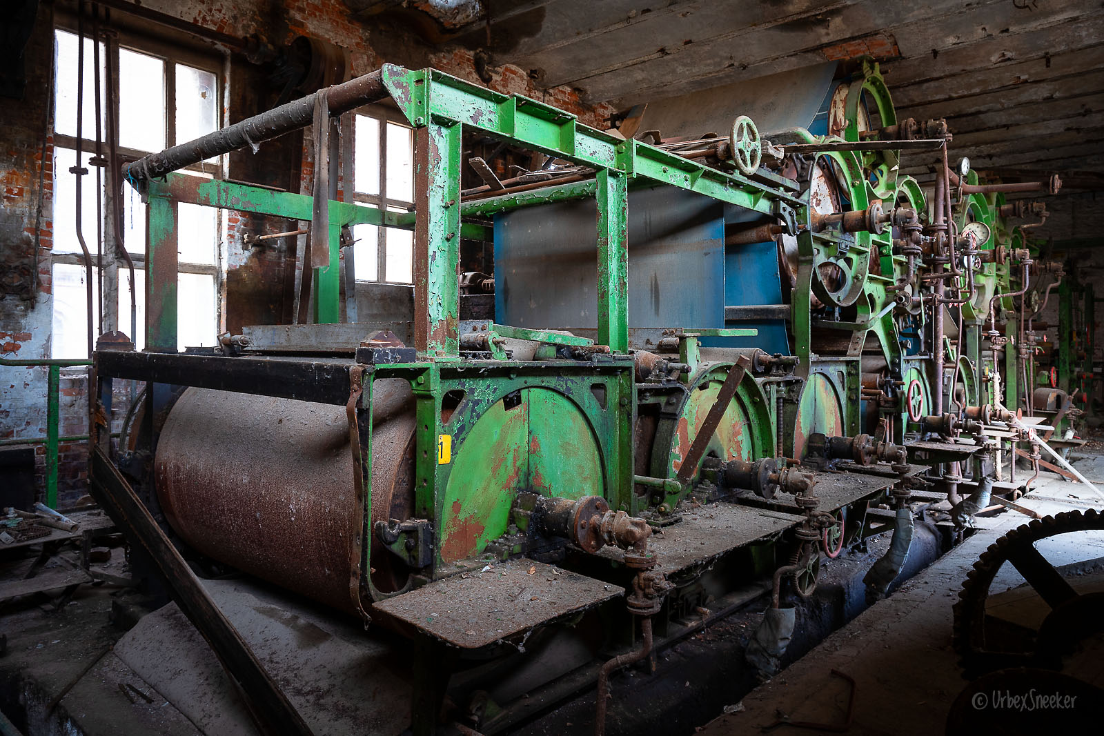 Die verlassene Papierfabrik “grüne Walze”