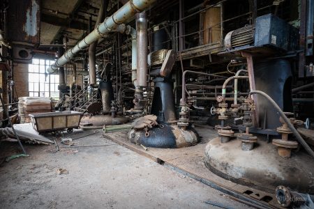 verlassenes chemiewerk alte industrie