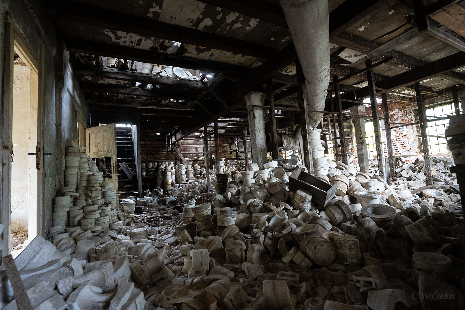 Die verlassene Keramikfabrik
