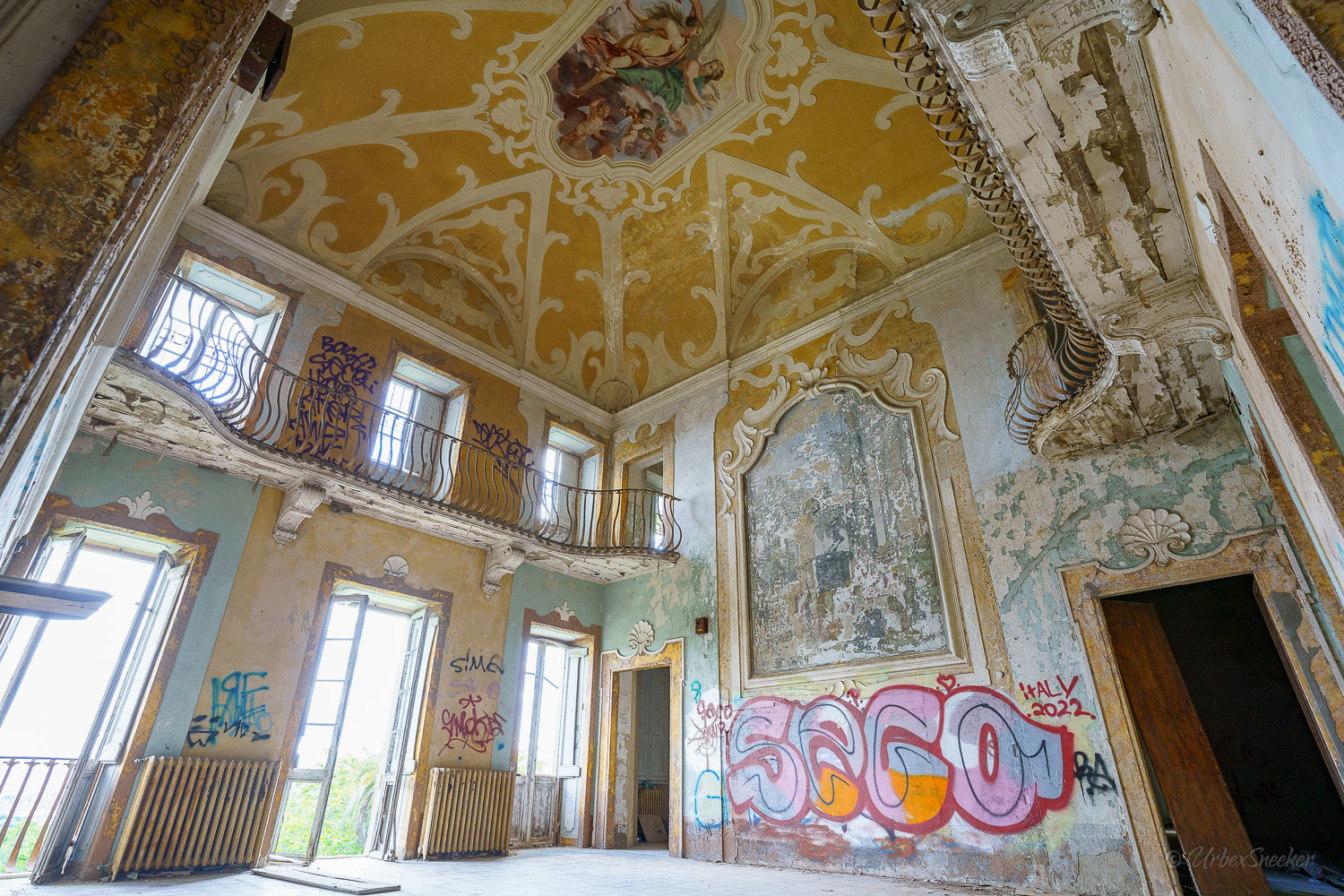 Die verlassene Villa Sbertoli
