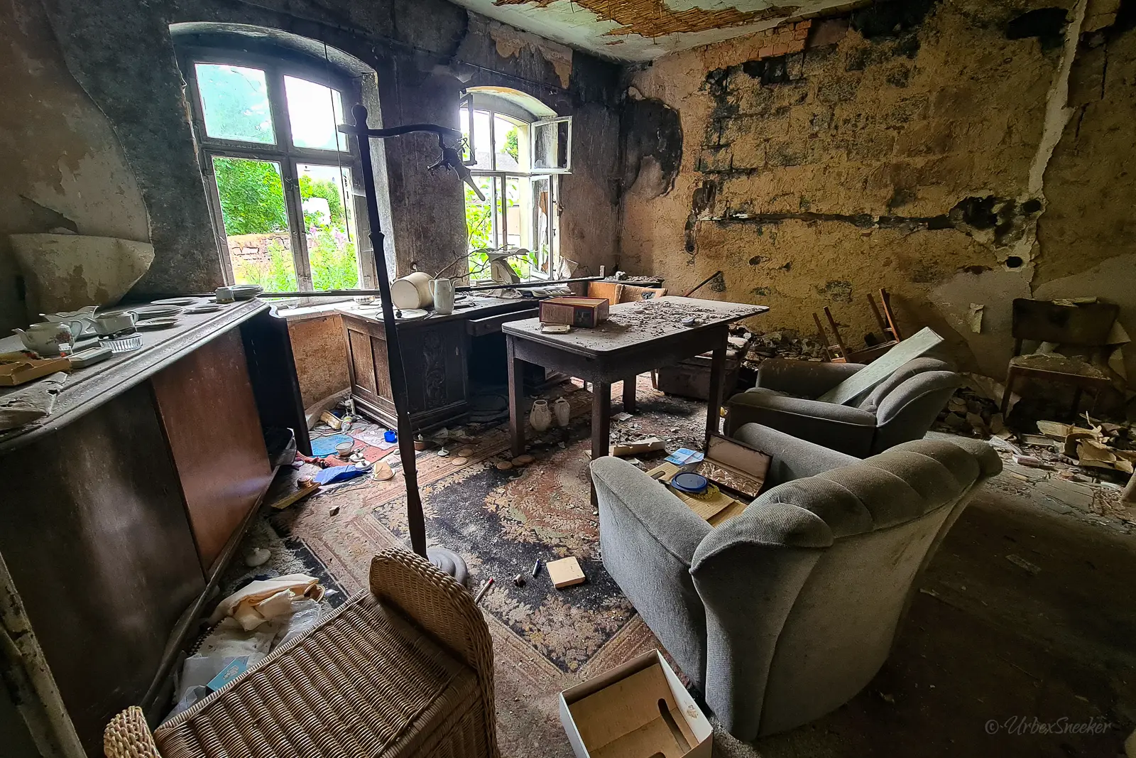Das verlassene Haus des Eisenbahners