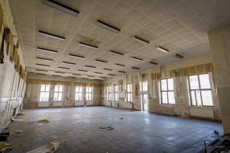 speisesaal verlassenes magnesitwerk aken