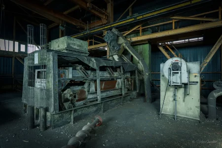 verlassenes magnesitwerk aken