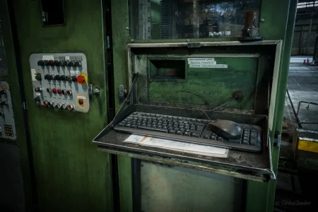 verlassenes magnesitwerk aken